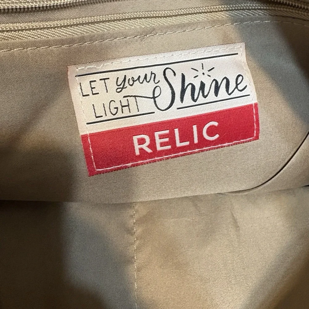 Relic Purse Shoulder Bag Brooke Tote Gray Stripes‎